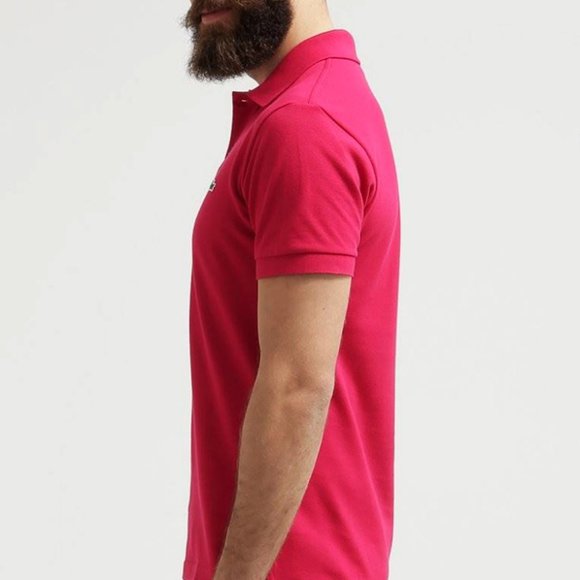 !LAST ONE! 🐊LACOSTE SLIM FIT POLO, Cherry *NWT* - Picture 3 of 6